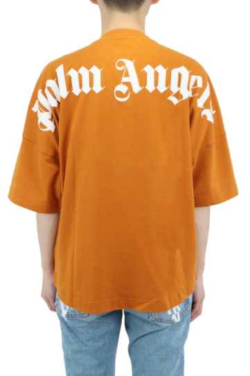 Palm Angels Over Honey Yellow Logo Tee - Shop Streetwear, Sneakers, Slippers and Gifts online | Malaysia - The Factory KL