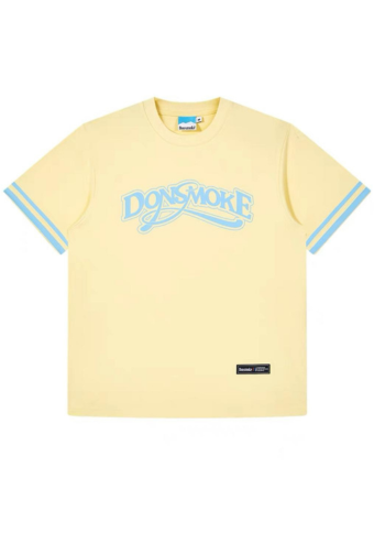 DONSMOKE Deformed Surf Watch T-shirt ( Yellow )