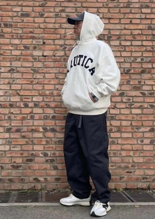 NAUTICA Arch Logo Hoodie 2.2 ( JAPAN ) (White)