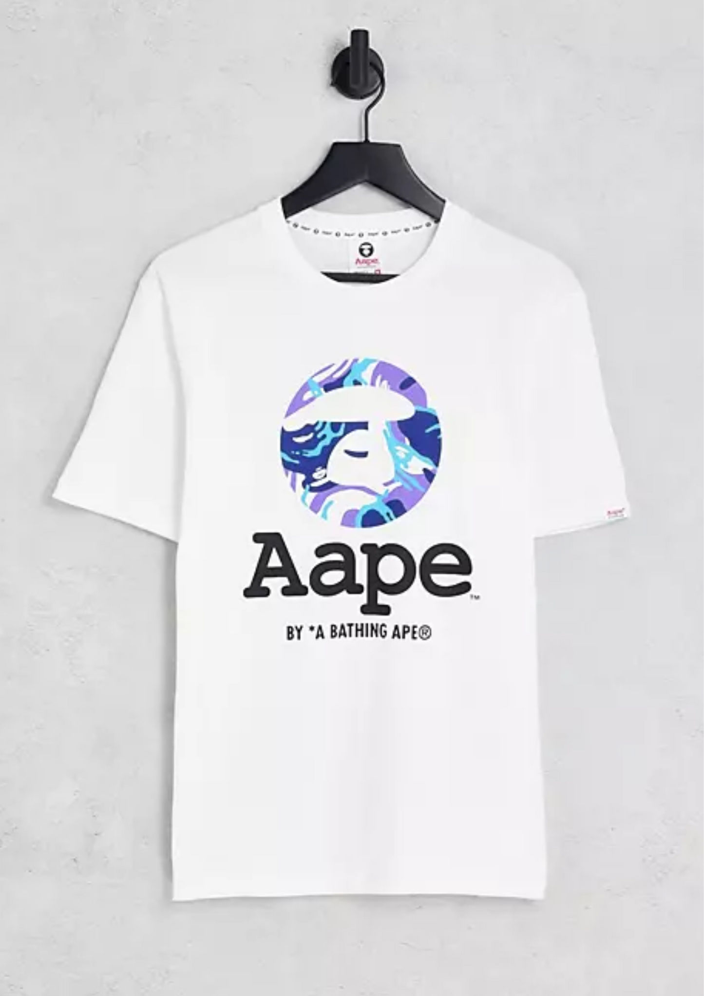 Aape Bathing Ape OG Moonface Sleeved Tee ( White )