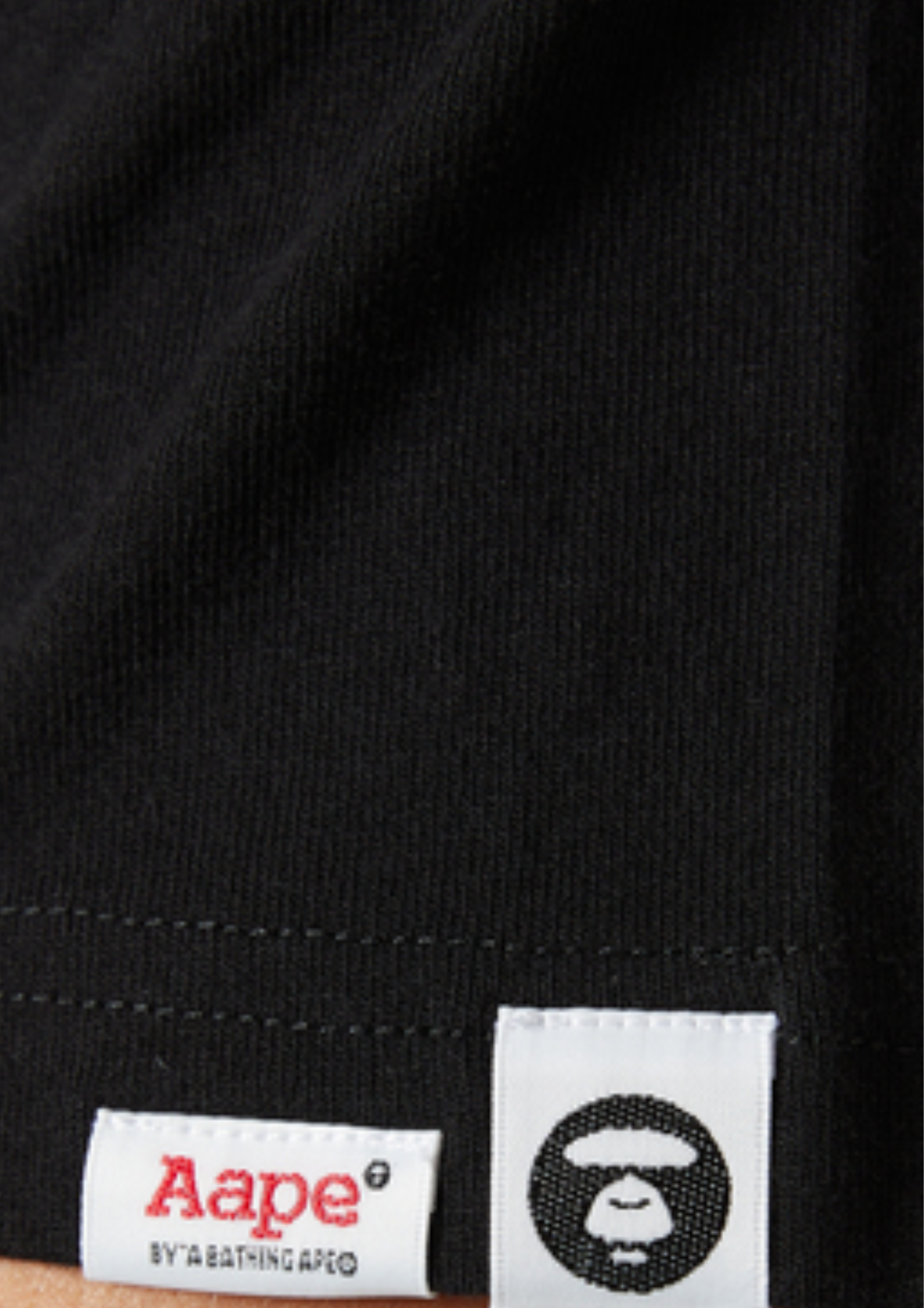 Aape Universer Logo Print Tee ( Black )
