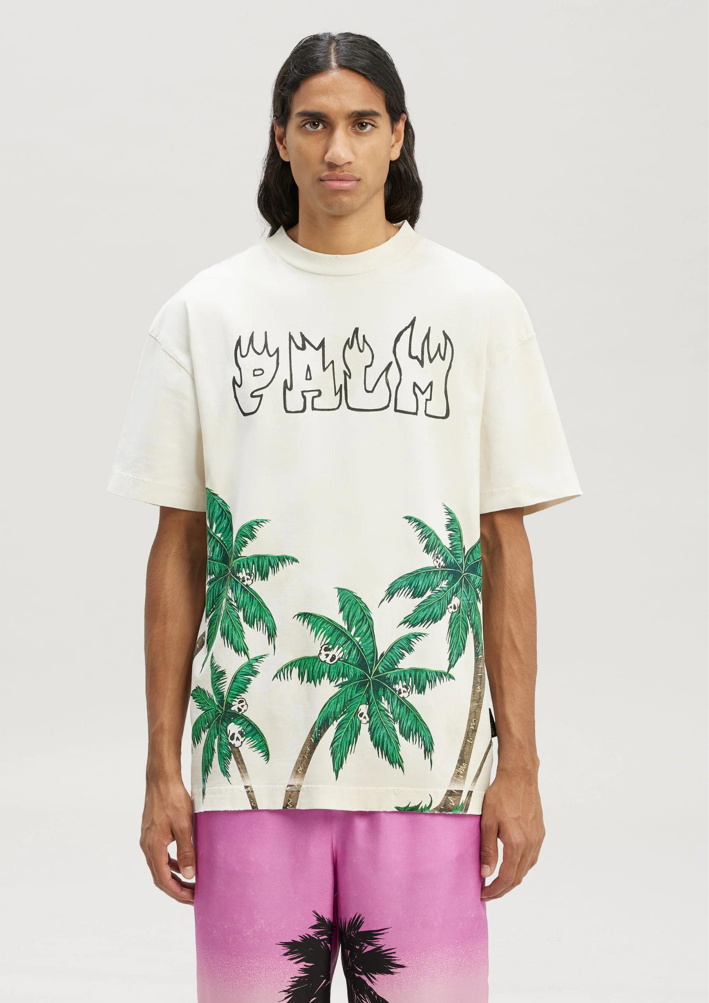 Palm Angel Neon Palms & Skull T-Shirt SS23