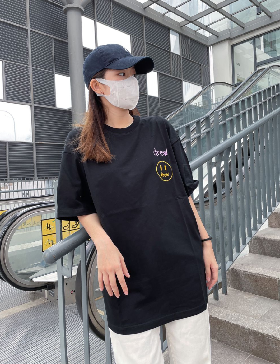 Drew House x SSense Stacked Logo SS Tee (Black)