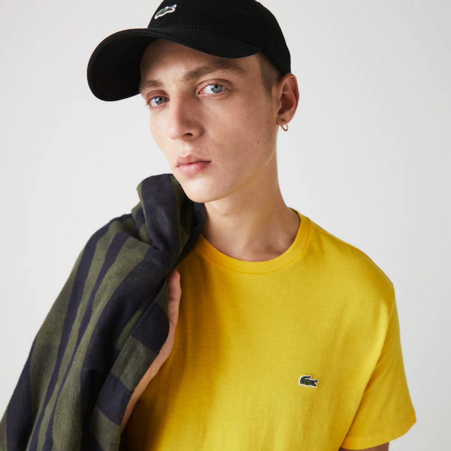 Lacoste Round Neck Small Logo T-Shirt (Yellow） - Shop Streetwear, Sneakers, Slippers and Gifts online | Malaysia - The Factory KL