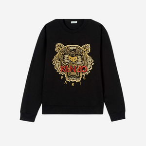Kenzo Gold Embroidered Tiger Logo Sweatshirt - Shop Streetwear, Sneakers, Slippers and Gifts online | Malaysia - The Factory KL