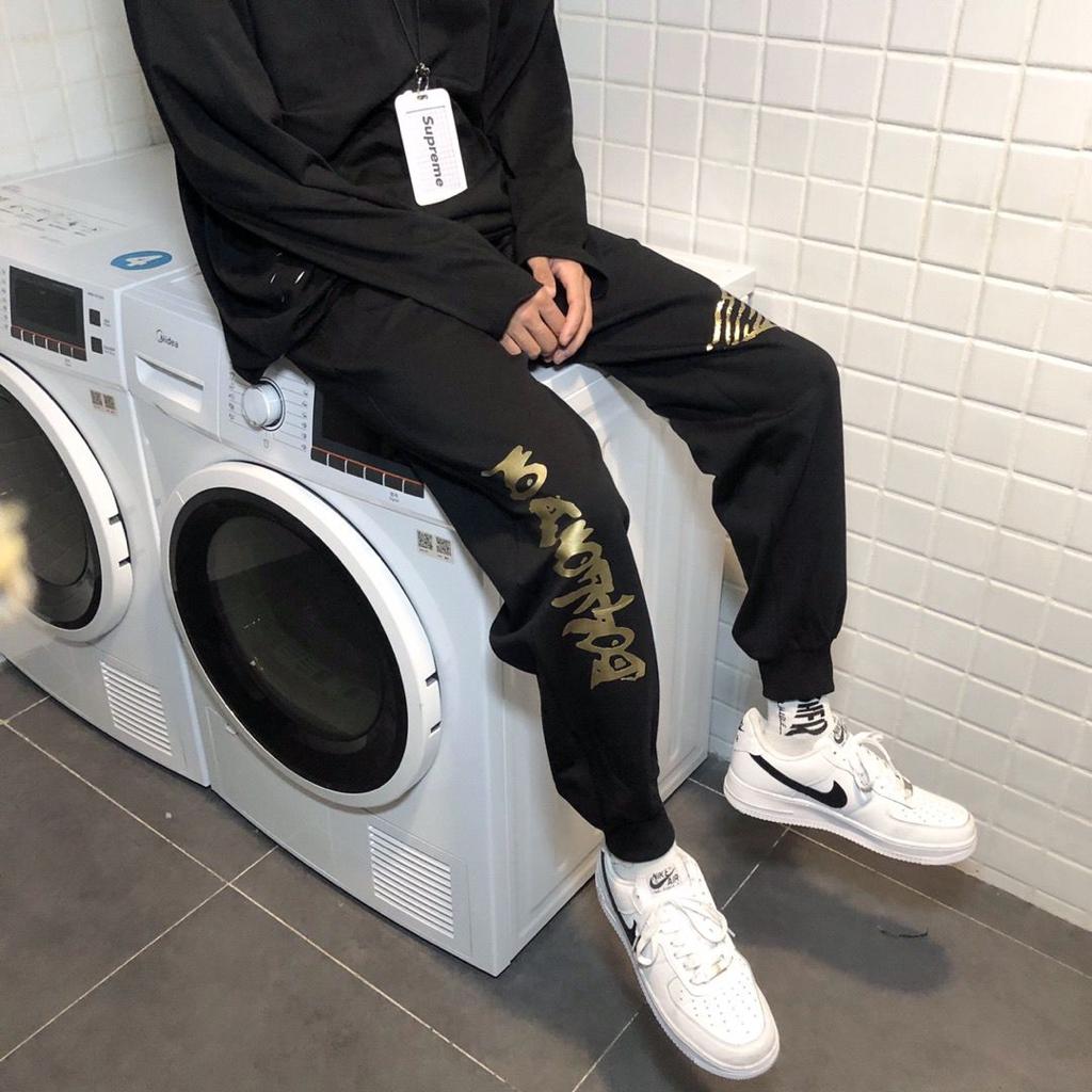 Boy London Bronzing Stitching Eagle Trousers Knit Track Pants - Shop Streetwear, Sneakers, Slippers and Gifts online | Malaysia - The Factory KL