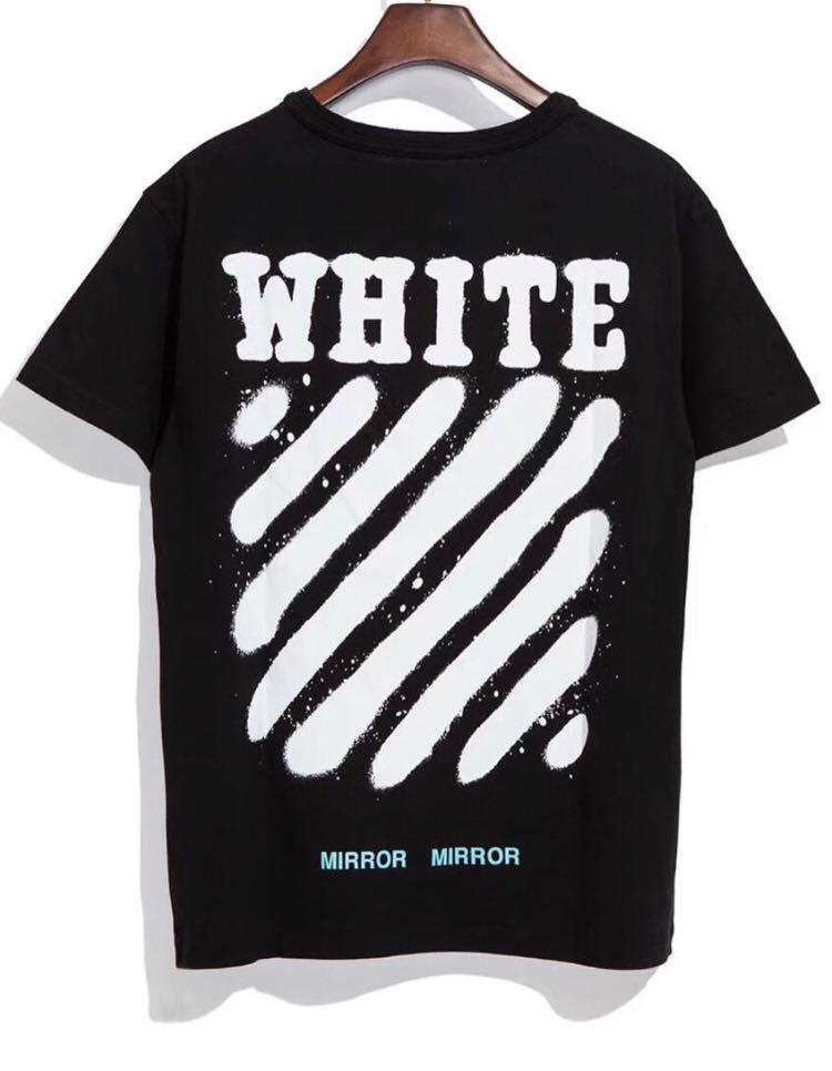 Off White Diagonal Spray Tee - Shop Streetwear, Sneakers, Slippers and Gifts online | Malaysia - The Factory KL