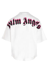 Palm Angels White with black/fuchsia logo print Tee - Shop Streetwear, Sneakers, Slippers and Gifts online | Malaysia - The Factory KL