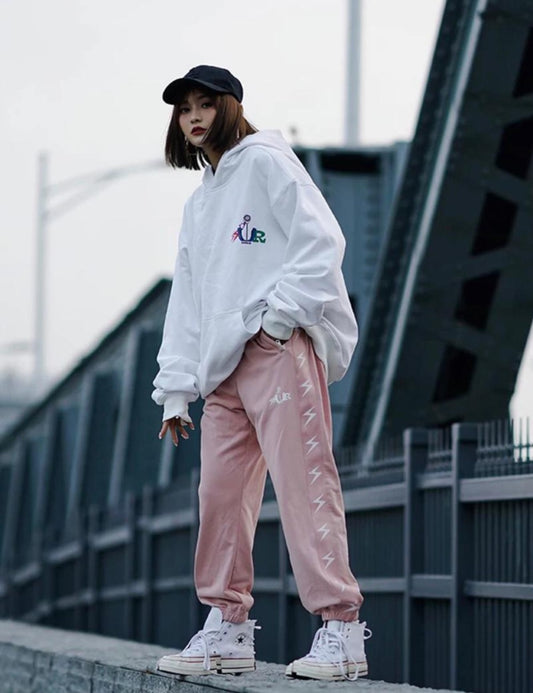 SSUR Plus x Iconslab Lightning Long Pant ( Pink ) - Shop Streetwear, Sneakers, Slippers and Gifts online | Malaysia - The Factory KL