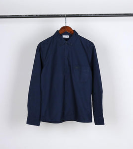 Lacoste Regular Fit Cotton Poplin Shirt ( Navy Blue ) - Shop Streetwear, Sneakers, Slippers and Gifts online | Malaysia - The Factory KL