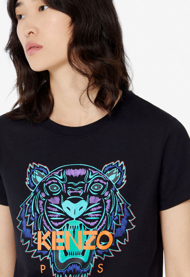 Kenzo Green Purple Tiger Logo T-Shirt - Shop Streetwear, Sneakers, Slippers and Gifts online | Malaysia - The Factory KL