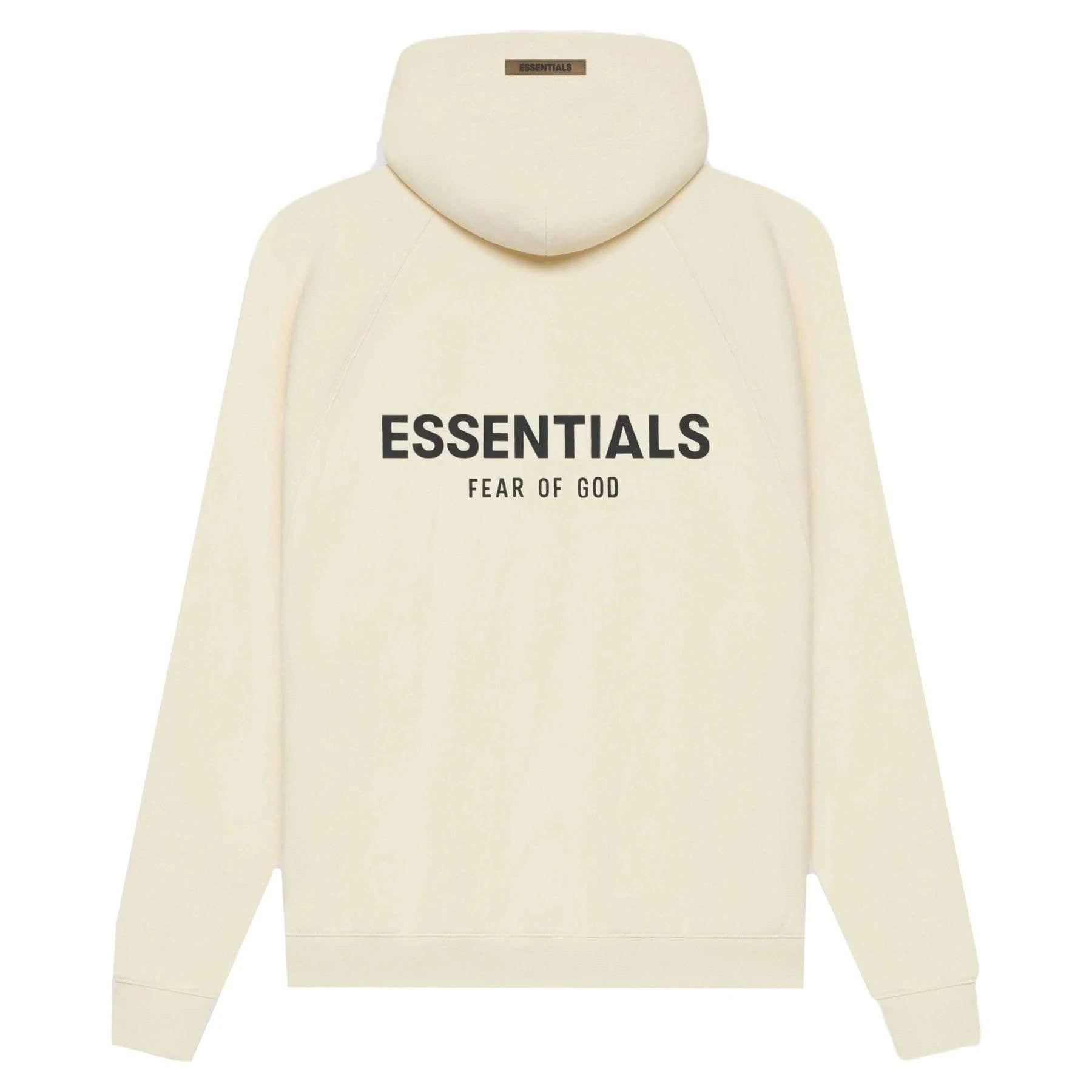 Fear of God - Essentials Pull-Over Hoodie SS21 (Buttercream) – The ...