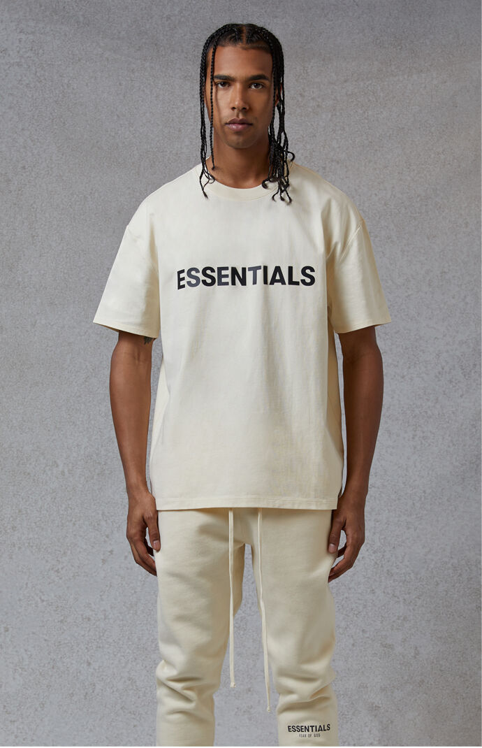 Fear Of God - Essentials 3D Logo Tee Cream - Shop Streetwear, Sneakers, Slippers and Gifts online | Malaysia - The Factory KL