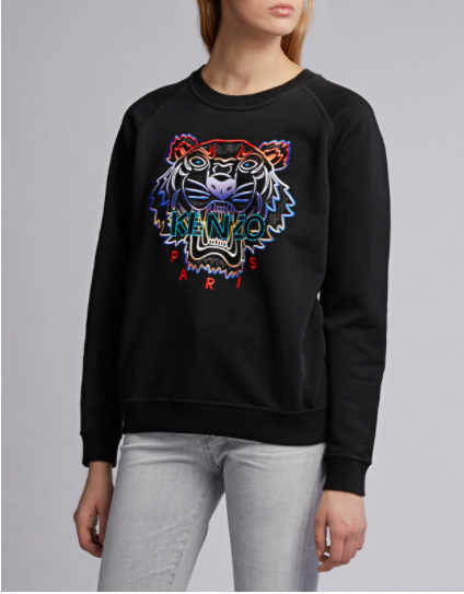 Kenzo Gradient Embroidered Tiger Logo Sweatshirt - Shop Streetwear, Sneakers, Slippers and Gifts online | Malaysia - The Factory KL