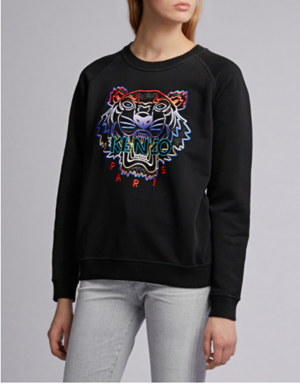 Kenzo gradient tiger sweatshirt hotsell