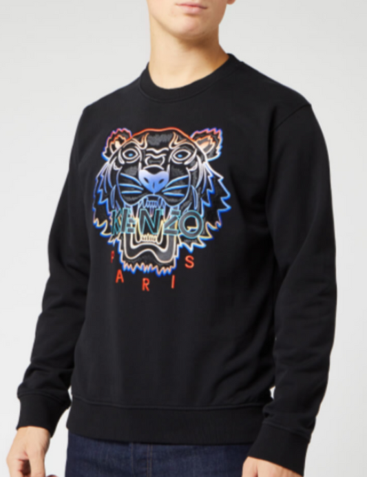 Kenzo Gradient Embroidered Tiger Logo Sweatshirt - Shop Streetwear, Sneakers, Slippers and Gifts online | Malaysia - The Factory KL