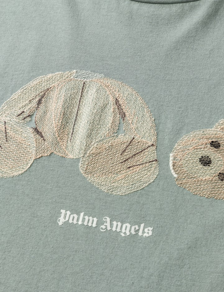 PALM ANGELS Pa Bear T-shirt ( Light Blue / Grey )