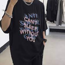 Anti Social Social Club Can't Sleep Without You Tee (Black) - Shop Streetwear, Sneakers, Slippers and Gifts online | Malaysia - The Factory KL