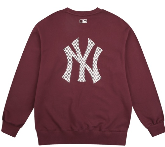 MLB New Era New York Yankees Back Big Logo Sweatshirts (Red)