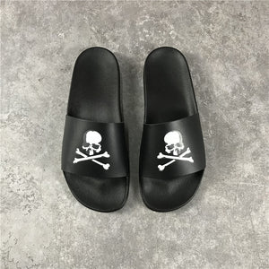 Mastermind Japan Tokyo Debossed Slide Sandal (Black) - Shop Streetwear, Sneakers, Slippers and Gifts online | Malaysia - The Factory KL