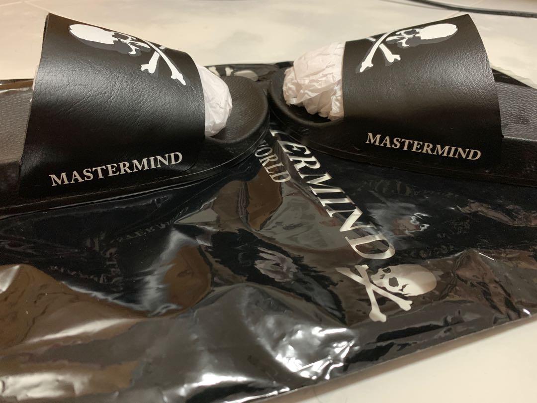 Mastermind Japan Tokyo Debossed Slide Sandal (Black) - Shop Streetwear, Sneakers, Slippers and Gifts online | Malaysia - The Factory KL
