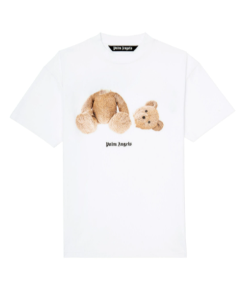 Palm Angels Kill The Bear T-Shirt (White) - Shop Streetwear, Sneakers, Slippers and Gifts online | Malaysia - The Factory KL