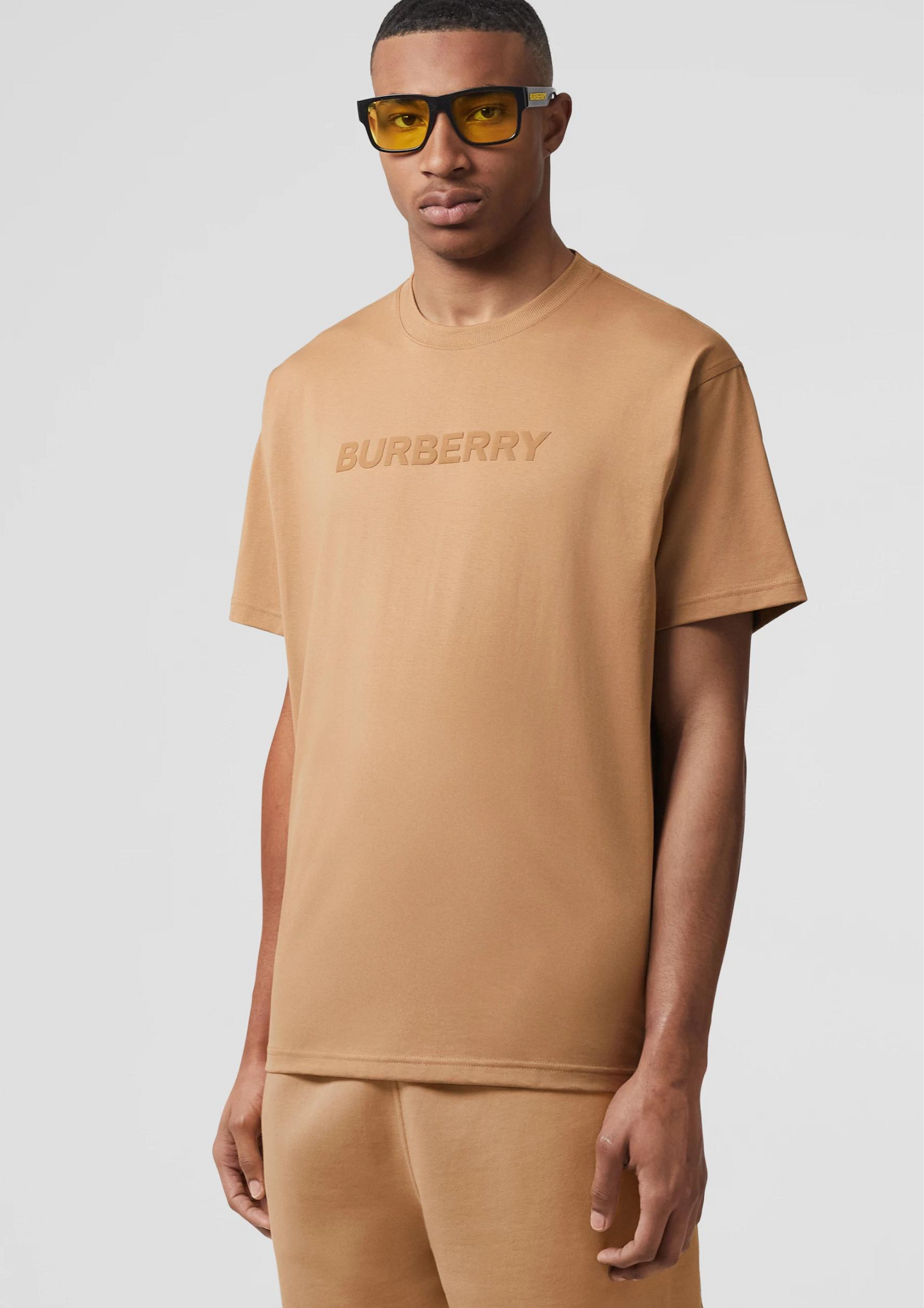 Burberry Logo Cotton Oversized T-Shirt SS22 (Camel)
