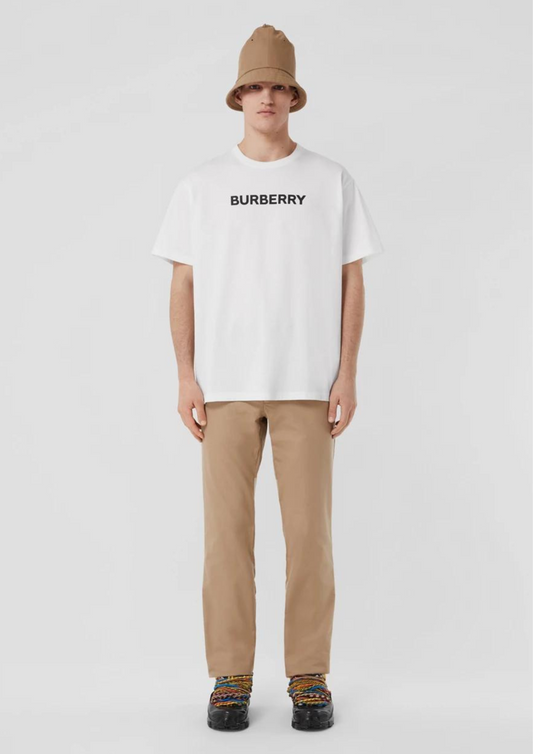 Burberry Logo Cotton Oversized T-Shirt SS22 (White)