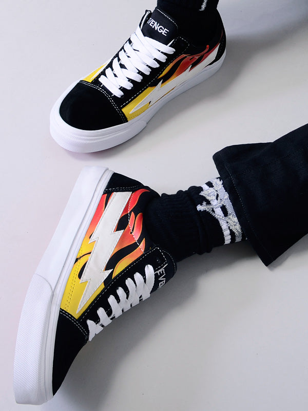 Revenge x Storm Black with Flame laces - Shop Streetwear, Sneakers, Slippers and Gifts online | Malaysia - The Factory KL