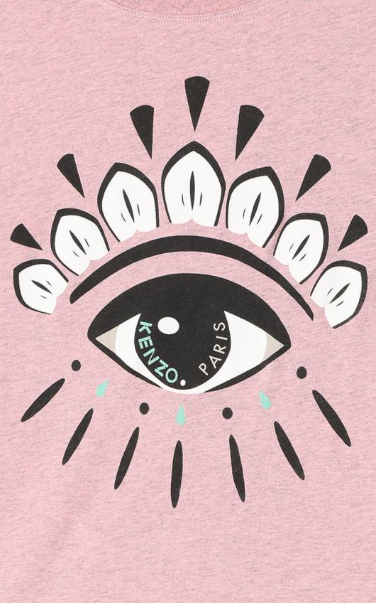 Kenzo Female Pink Eye T-Shirt - Shop Streetwear, Sneakers, Slippers and Gifts online | Malaysia - The Factory KL