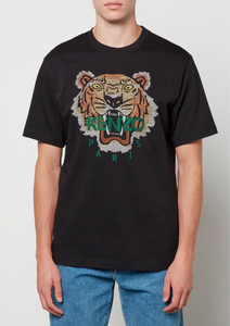 Kenzo Tiger Cotton T-Shirt (Black)