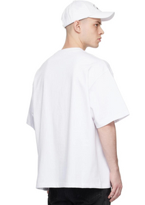 WE11DONE Cotton Printed T-Shirt SS23 (White)