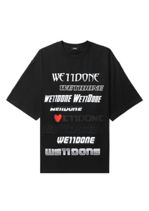 WE11DONE Cotton Printed T-Shirt SS23 (Black)