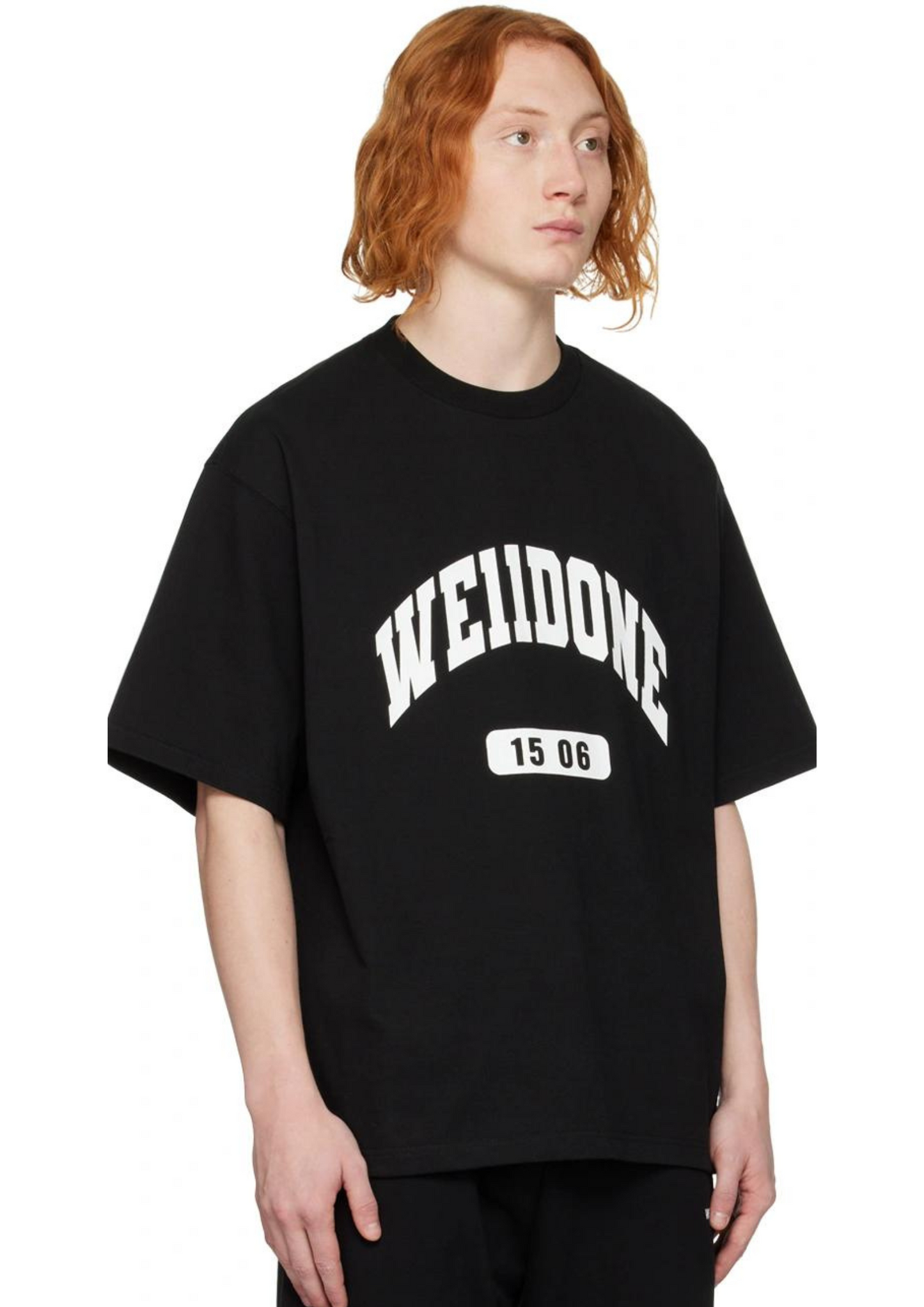 WE11DONE FW22 Printed T-Shirt (Black)