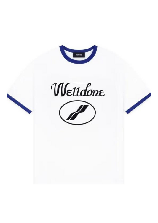 WE11DONE Printed Logo Crew Neck T-Shirt