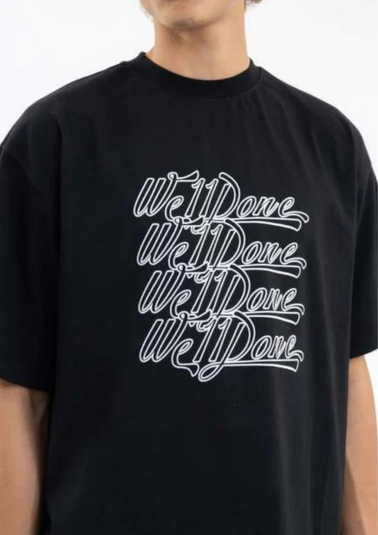 WE11DONE New Logo T-Shirt (Black)